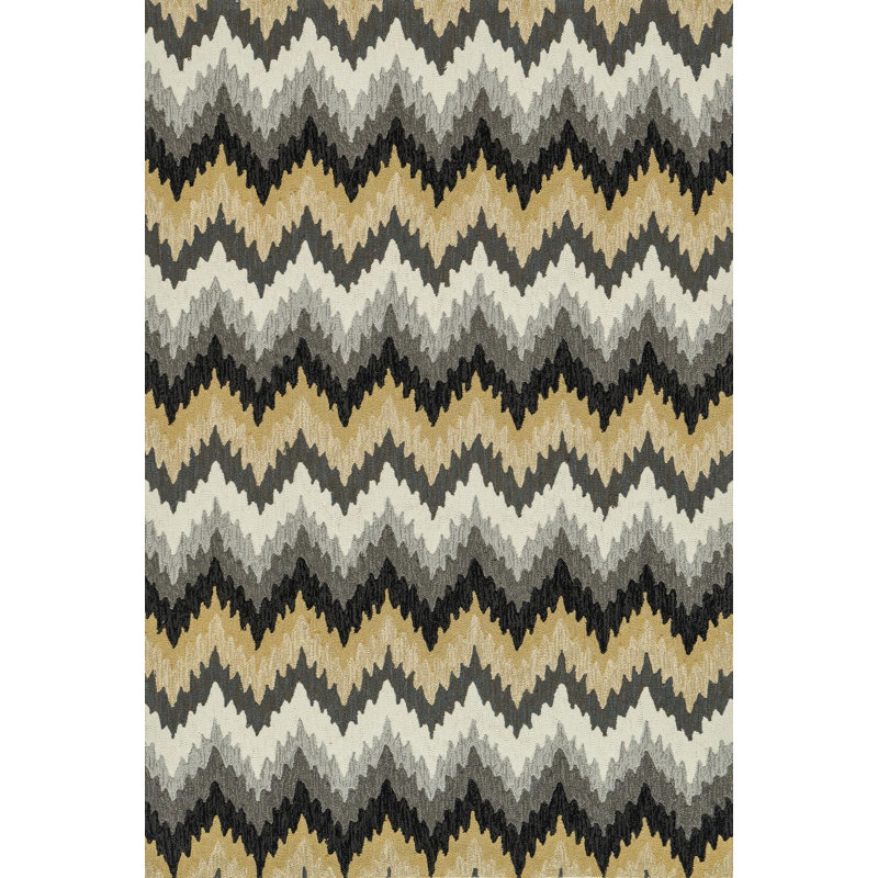 Tapis gris/beige crocheté à la main Francesca