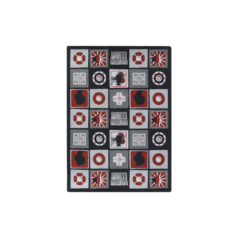 Tapis câblé Just for Kids, Rectangle 3 pi 10 po x 5 pi 4 po