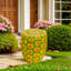 Tabouret à fruits ananas, tabouret surdimensionné en résine de 14 po, table d'appoint, décorations d'intérieur pour jardin, mobilier de jardin innovant et polyvalent