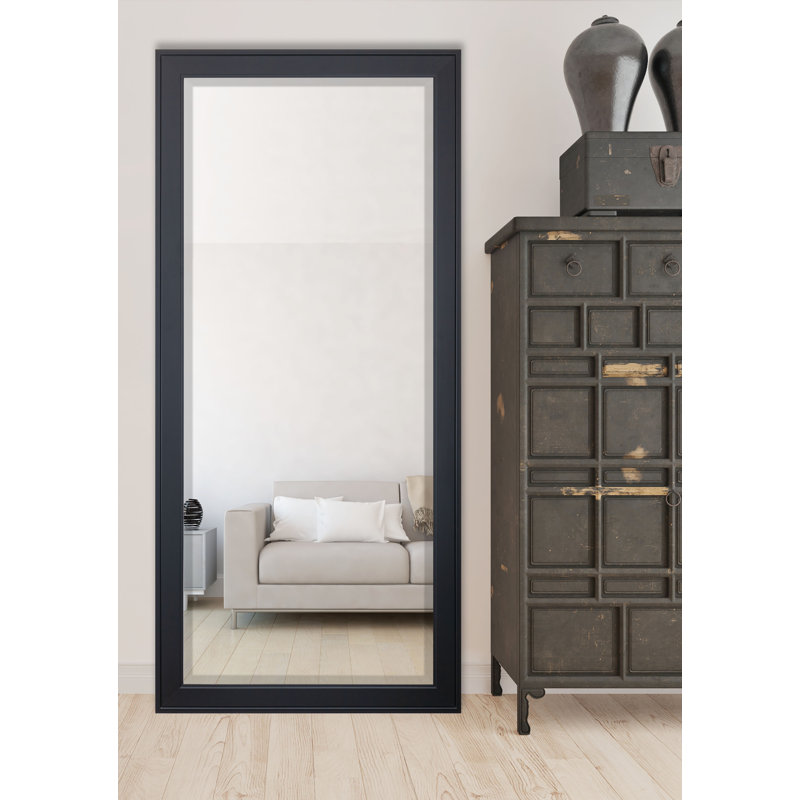 Miroir pleine longueur Hanon, Noir, 71 po x 30,5 po