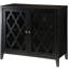 Console classique avec compartiment de rangement pour tablette: Chic Living Tablette noire: espace Elegance