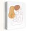 Minimalist Mother Baby Love Abstract Minimalist Wall Art Print 1 Piece Wrapped Canvas Wall Art-547056066