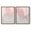 «Blush Abstract I», reproduction encadrée de qualité supérieure - prête à être accrochée - aucun clou requis - aucun clou requis-1278660885-1278660873