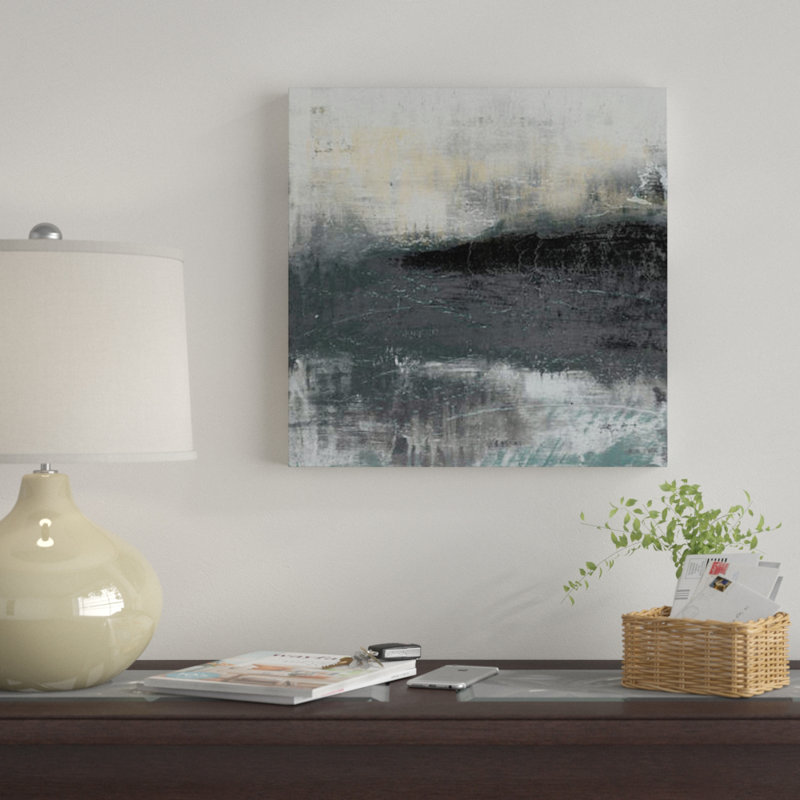 «Pensive Neutrals III» par Karen Suderman, reproduction d'art sur toile tendue, H 18 po x l 18 po x P 1,5 po, Toile tendue