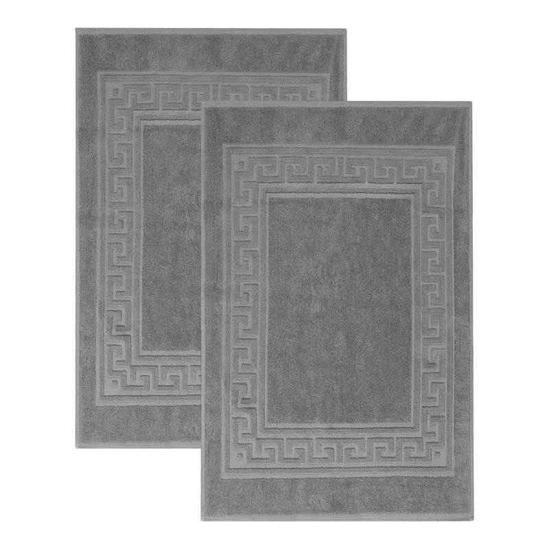 Tapis de bain 2 pièces Subra, Argent argent