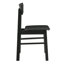 Chaises de salle à manger modernes avec dossier, avec structure en bois massif, pour la salle à manger / salon-513375602