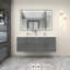 Ensemble de meuble-lavabo double mural Romer-734942757