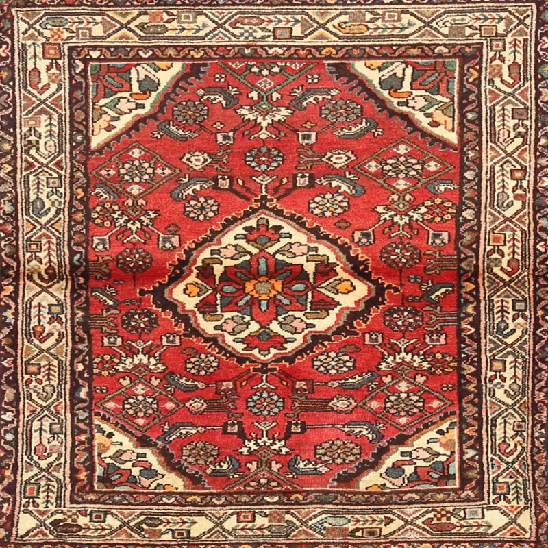 Hamaad Oriental Indoor Rug, Square 4'