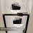 Frameless Shower Door, Pivot Shower Door, Semi-Frameless Enclosure with Easy-Clean 1/4 Inch (6mm) Glass & Rust-Resistant Hardware, 35-36" W x 72" H