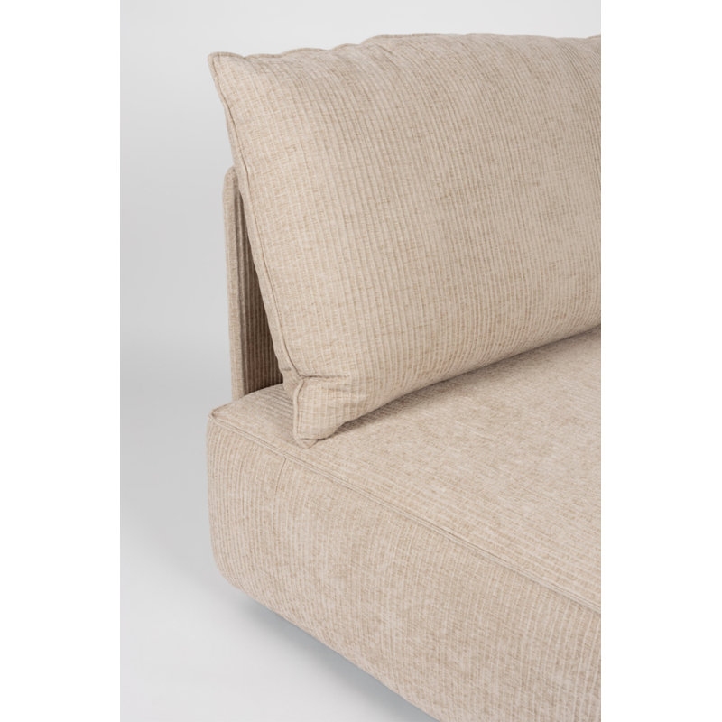 Canapé rembourré Hunter, Beige
