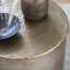 Delphine Embossed Metal Side Table