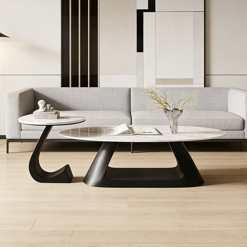Table basse, H 15,74 po x L 47,24 po x l 23,62 po, Noir