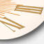 Orange Sun Print II - horloge murale moderne-60328178