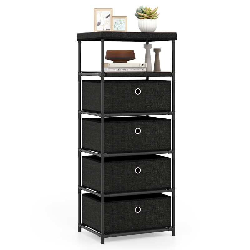 Metal 40cm W 4 - Drawer Chest of Drawers