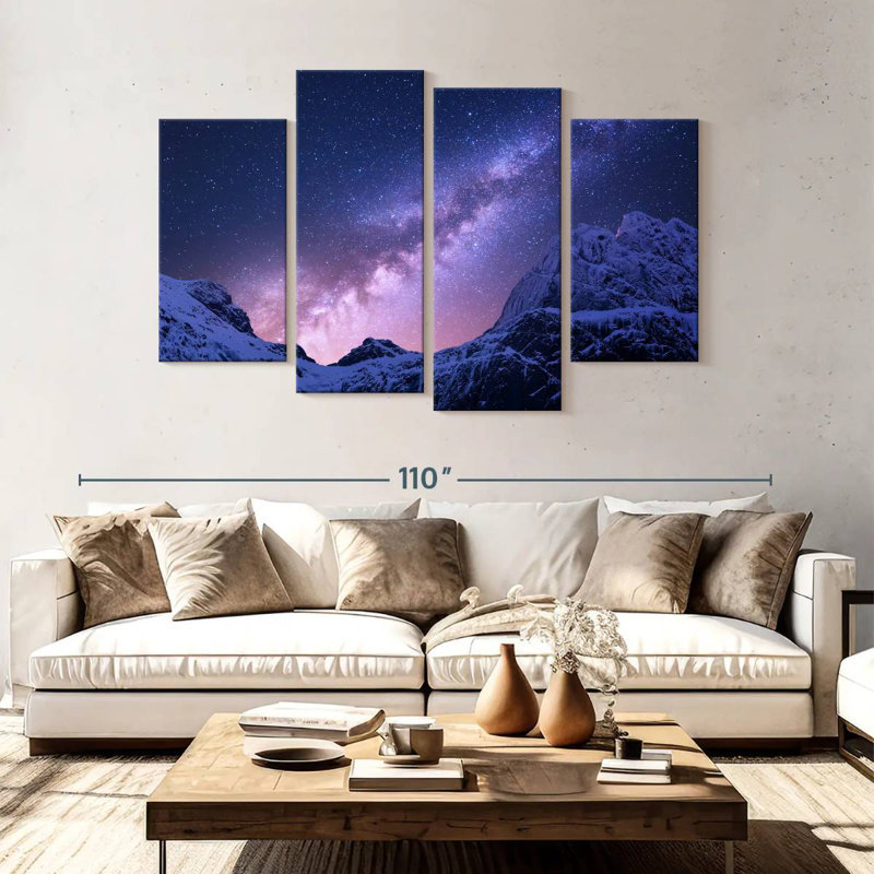 Oberle Himalayas Milky Way, 54" H x 84" W