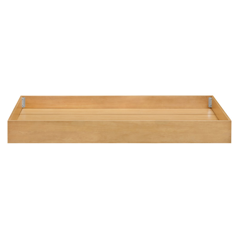 Twin Storage Trundle Bed, Honey