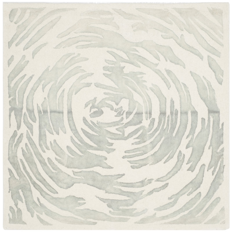 Jefferson Hand Tufted Wool Rug, Square 5'