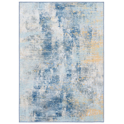 Sequoia Performance Machine Washable Abstract Rug