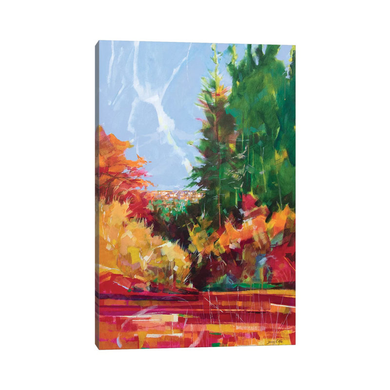From Mile End To Cinderford by Doug Eaton - Painting on Canvas, Wrapped Canvas, 66.04 cm H x 45.72 cm W x 1.91 cm D