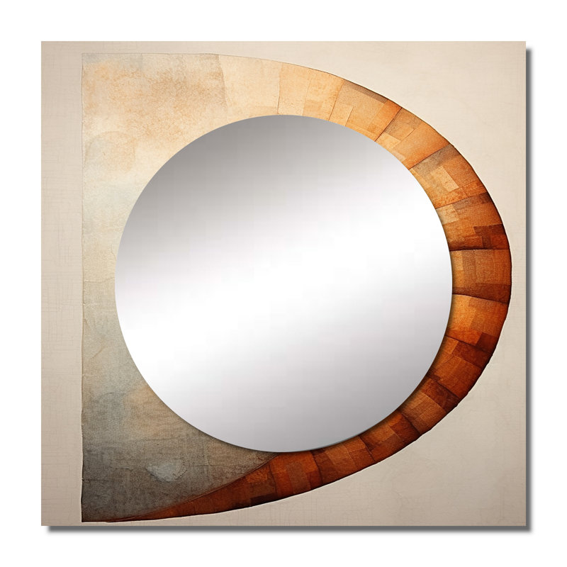 Miroir mural de salon Lailabelle - Nautilus, 29 po x 29 po