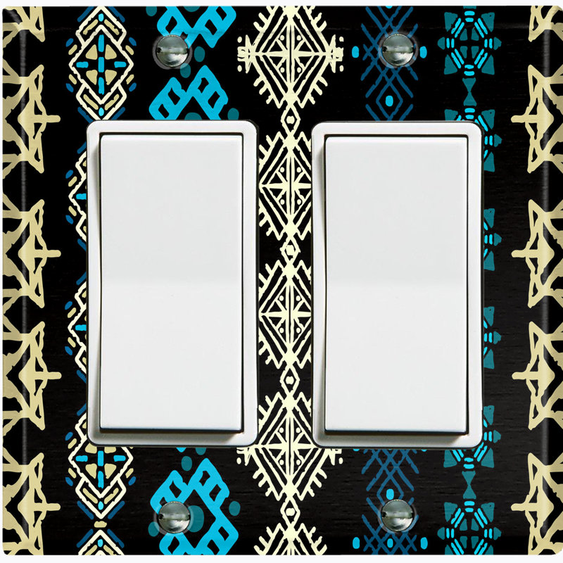 2 - Gang Toggle Light Switch Standard Wall Plate