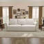 Canapé Chesterfield, canapé-lit gigogne de 93,7 po, canapé-lit convertible en velours 3 en 1 avec garniture cloutée et accoudoirs roulés, canapé-lit multifonctionnel pour le salon, la chambre à coucher, beige / blanc-131409736