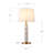 Modern Gold Metal Alabaster Stone Table Lamp