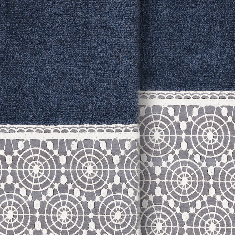 Midweight Bath Towel, Navy