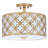 Ruthann Fabric Semi Flush Mount-1092205065