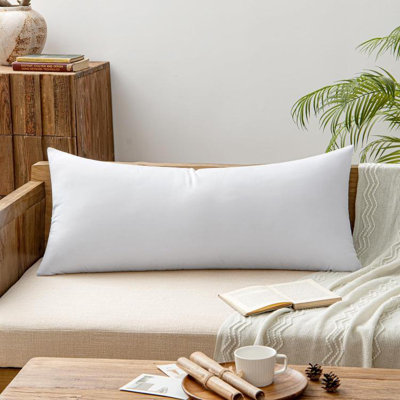 Inserts de coussin Euro (paquet de 2), bourre de duvet en plumes, oreillers de qualité supérieure pour lit, canapé et coussin