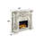 Adara Antique White Finish Fireplace