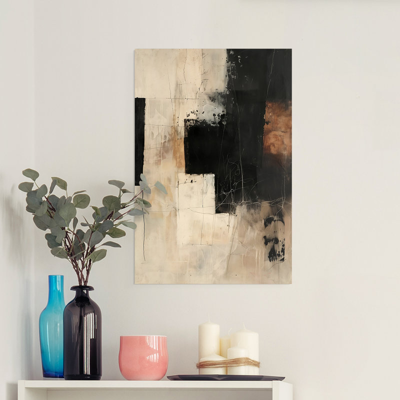 ABSTRACT Series CECLX III - Impression sur toile seulement - NON CADRE, H 12 po x l 8 po