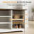 31.5'' Hall Tree with Bench and Shoe Storage-1349713624