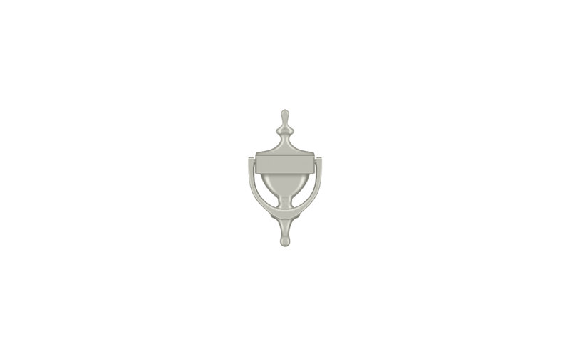 Deltana DK7356U15A Door Knocker; Victorian; Antique Nickel Finish, Satin Nickel