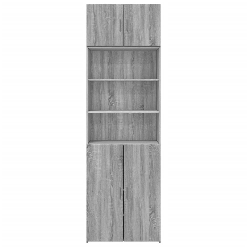 Atri Storage Cabinet, Grey Sonoma