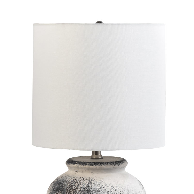 Lampe de table 22 po grise