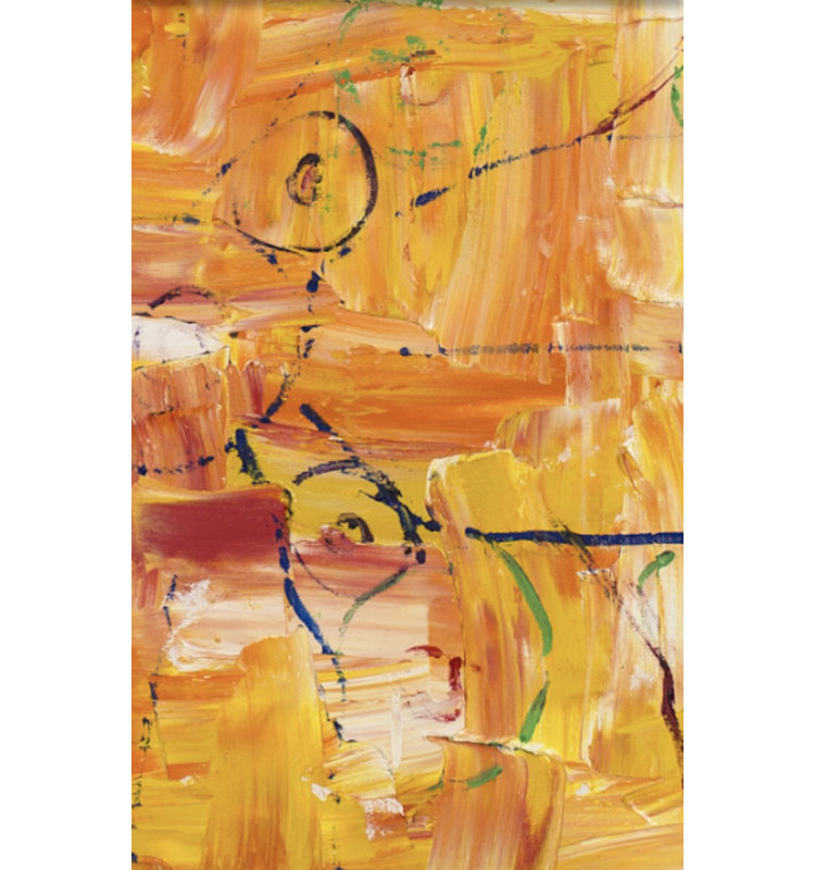 Orange Dragonfly Painting Canvas