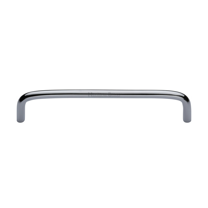 Heritage Brass Heritage Cabinet Pull Wire Design, Polished Chrome, 12.8 cm L x 0.8 cm W