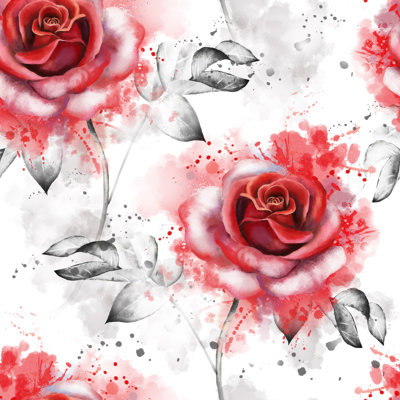 Boubacar Peel & Stick Floral Roll