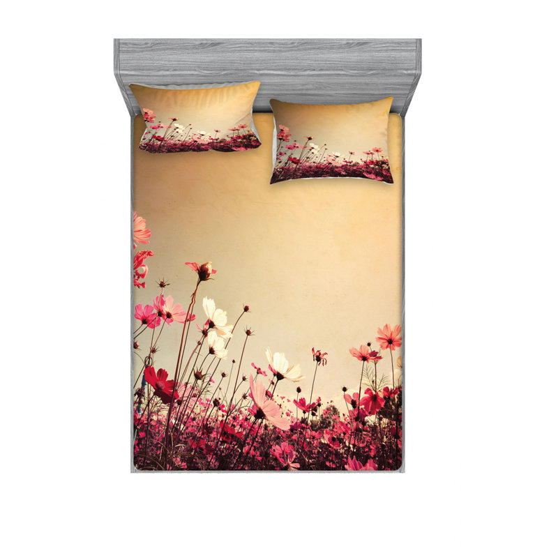 Microfiber Sheet Set, Full/Double Sheet Set with Fitted Sheet