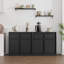 Buffet 31,5 pouces avec 2 tiroirs et 2 portes - Buffet de rangement pour la cuisine, la salle à manger ou le salon