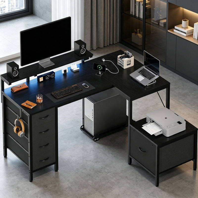 L-Shaped Computer Desk