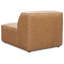 Fauteuil de chambre en cuir véritable Foley-321215285