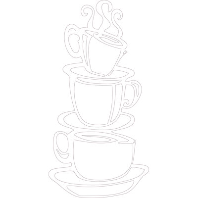 Food & Beverage Non-Wall Damaging Wall Decal