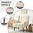 Bolanle 30" W Tufted Wide Back Accent Armchair-541102861