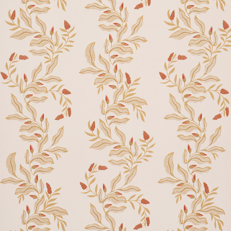 Schumacher X Laura Gonzalez Vagary Vines Wallpaper, Yellow