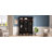 Farmhouse Wooden Style Hall Tree With Arched Design And Storage Bench, Black-237170644