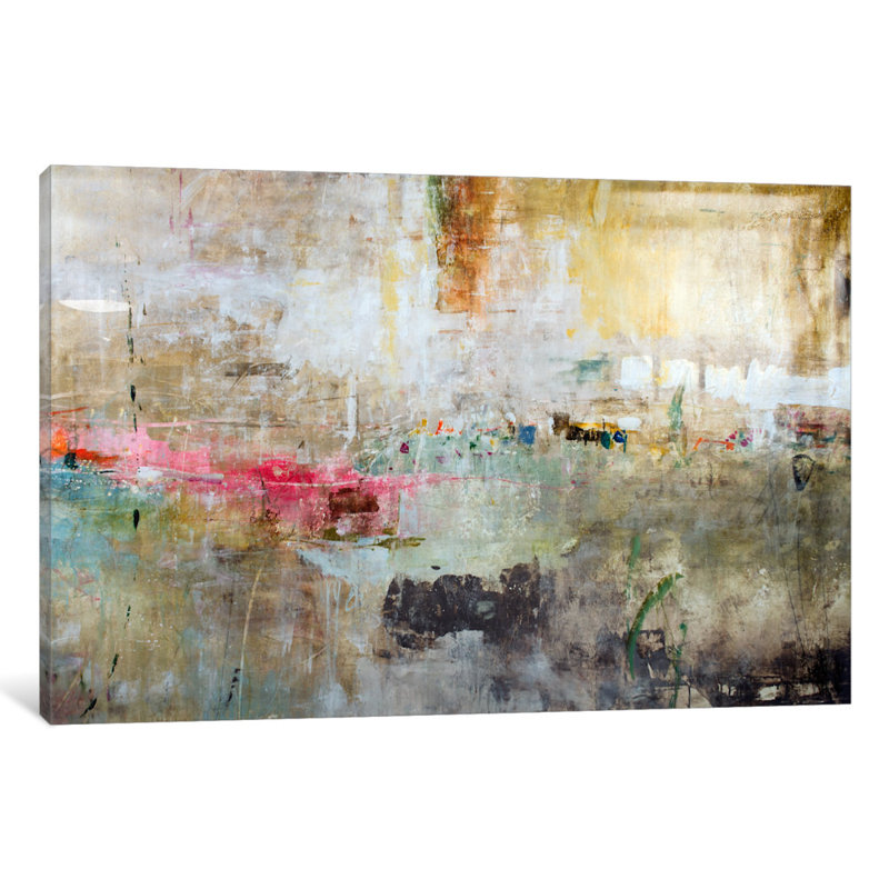 " Rain Clouds " by Julian Spencer, 26" H x 40" W x 1.5" D, Canvas