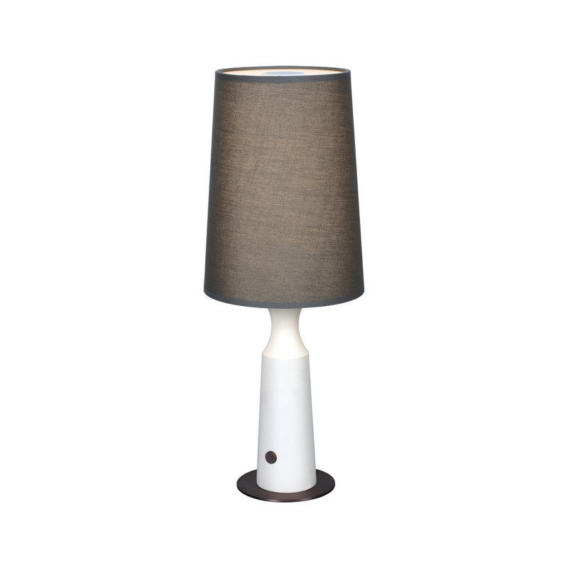 Lampe de table blanche Blaza, H 23,22 po x l 8,66 po x P 8,66 po