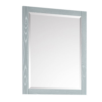 Anjelita Wood Rectangle Wall Mirror